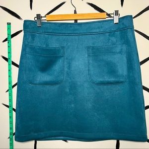 Loft suede mini skirt